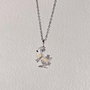 Heliophilia Silver Collar Fairyless en Plata con Piedra Opaca